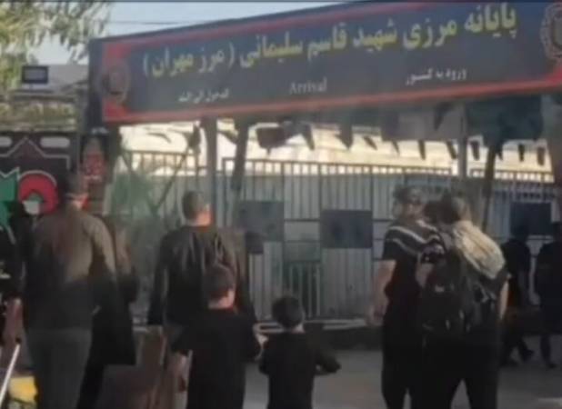 حضور پرشور عاشقان اهل بیت(ع) در مرز مهران