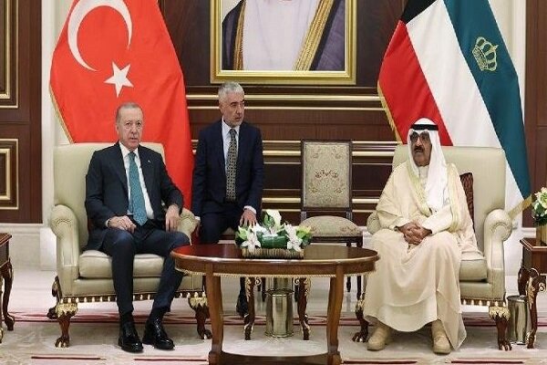 رئیس‌جمهور ترکیه به کویت سفر کرد