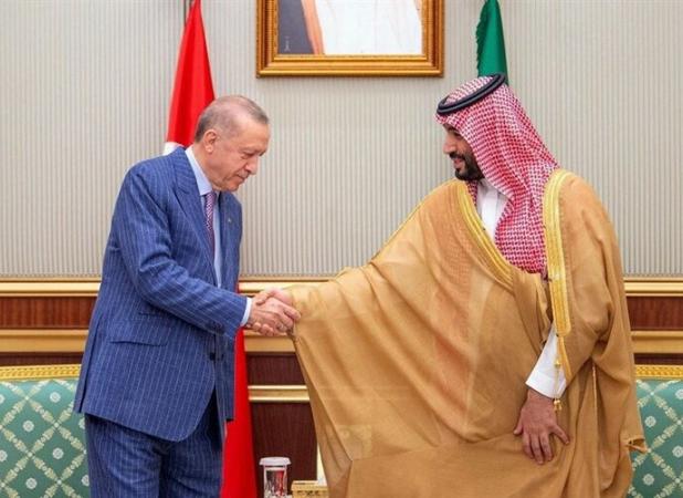 گفتگوی تلفنی اردوغان و محمد بن سلمان در خصوص مسائل منطقه‌ای