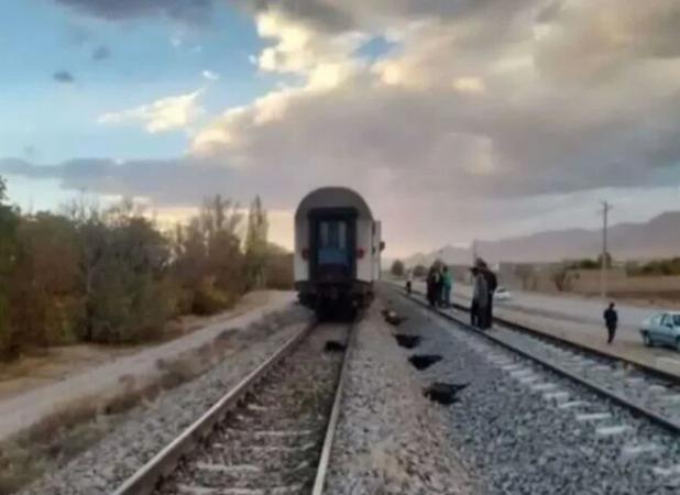 برخورد قطار با گله گوسفندان در شهرستان میانه