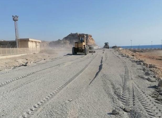 بهسازی یکی از مهمترین مسیرهای تردد در جزیره خارگ آغاز شد
