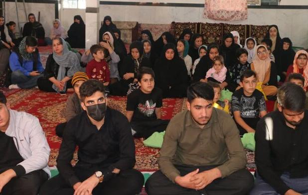 برگزاری مراسم سوگواری حضرت فاطمه زهرا (س) در روستای خانم‌آباد کامیاران