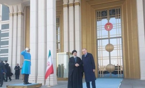 رئیس جمهور ترکیه از رئیسی استقبال کرد