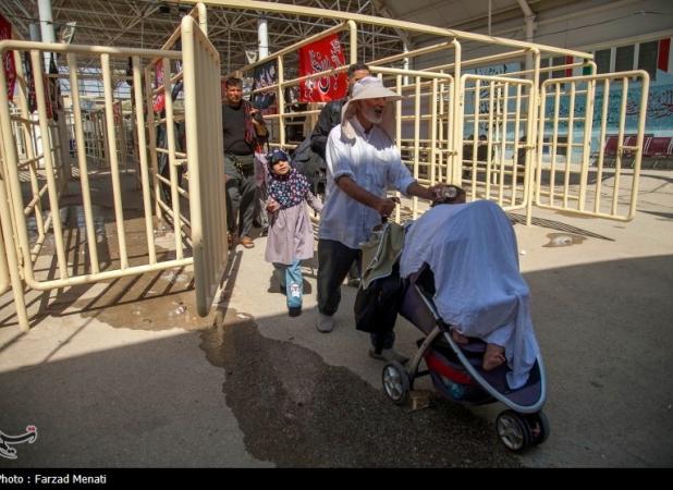 راه‌اندازی اتاق عملیات مشترک بین ‌ایران‌ و عراق‌/ تردد آرام زائران از مرز خسروی