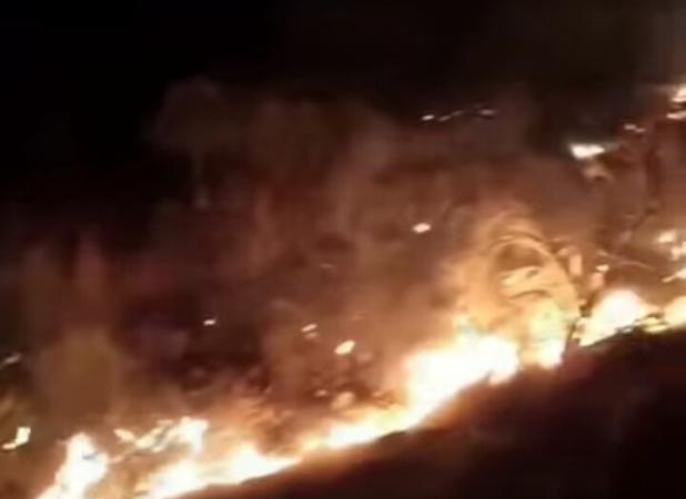 مراتع شهرستان دشتستان دچار حریق شد