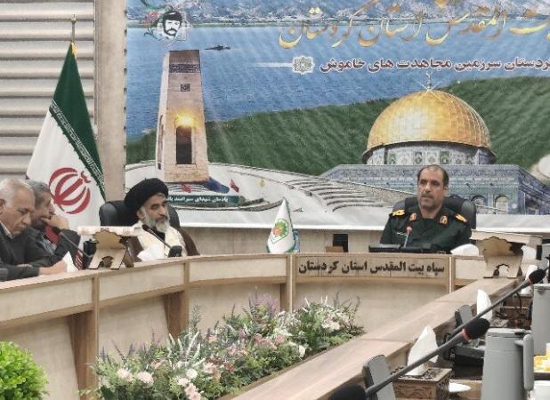 فرمانده سپاه کردستان: تفکر بسیجی رمز عبور کشور از چالش‌های بزرگ است