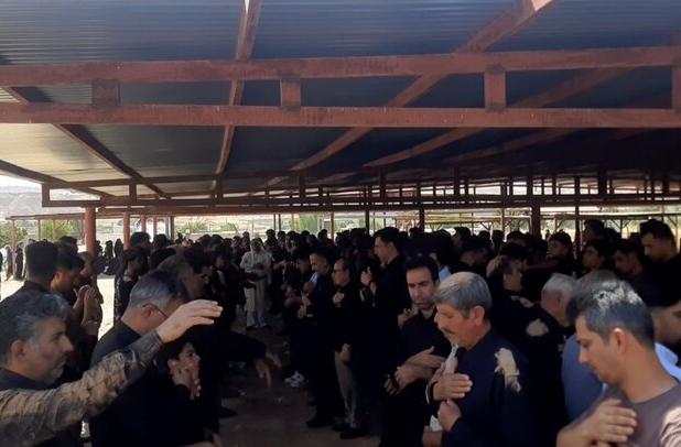 عزاداری روز عاشورا در روستای «چم مهر»