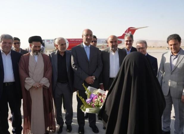 وزیر تعاون، کار و رفاه اجتماعی وارد کرمانشاه شد