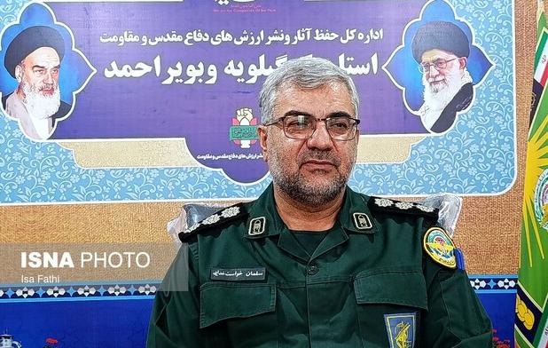 پیکر ۶ شهید گمنام دوران دفاع مقدس در یاسوج تشییع می‌شود