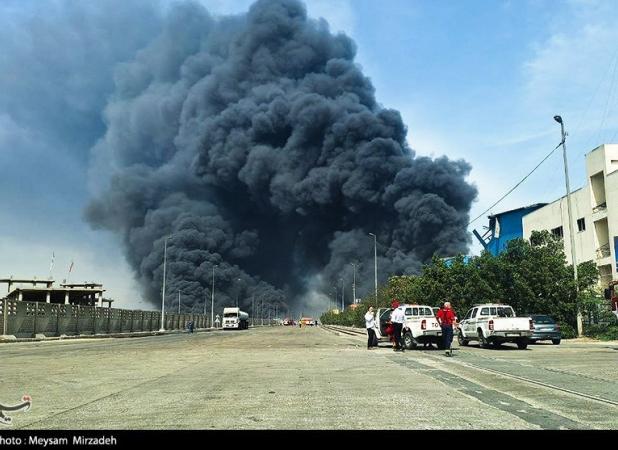 سازمان بنادر: علت انفجار بندر شهید رجایی در دست بررسی است