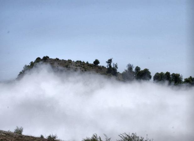 قطار گردشگری استان سمنان در ایستگاه غفلت