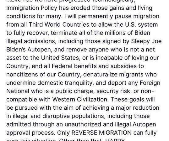 وعده جنجالی ترامپ درباره توقف مهاجرت از کشورهای جهان سوم