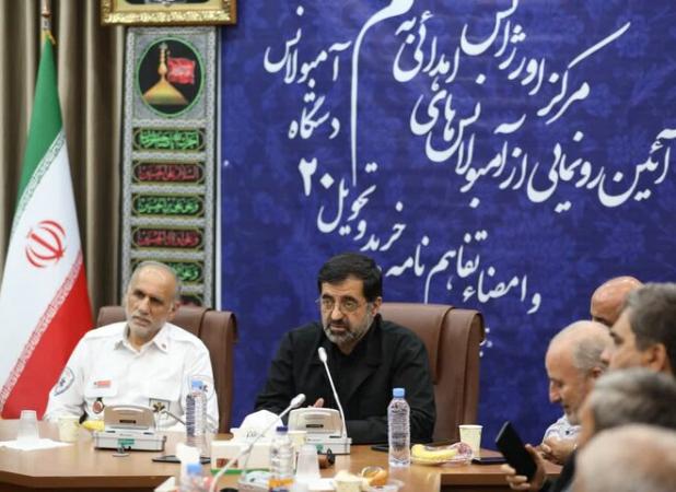 نوسازی سالانه ۲۰ دستگاه آمبولانس در اورژانس قم در دستور کار قرار گرفت