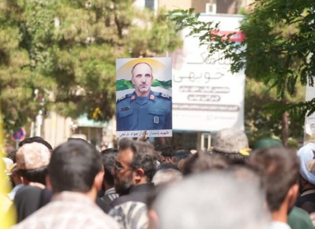 پیکر سردار شهید نارنجی در ارومیه تشییع شد