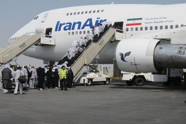 حضور زائران حج ۴ ساعت قبل از پرواز در فرودگاه