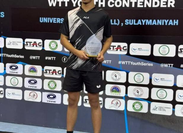 پینگ‌پنگ‌باز قمی قهرمان رقابت‌های کانتندر سلیمانیه شد