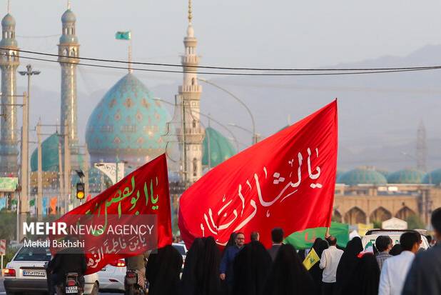 پذیرایی ۷۰۰ موکب مردمی از زائران نیمه شعبان جمکران