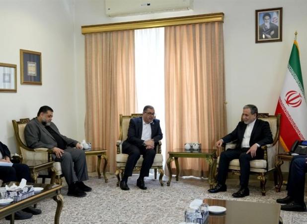 رایزنی هیئت حماس با عراقچی درباره غزه