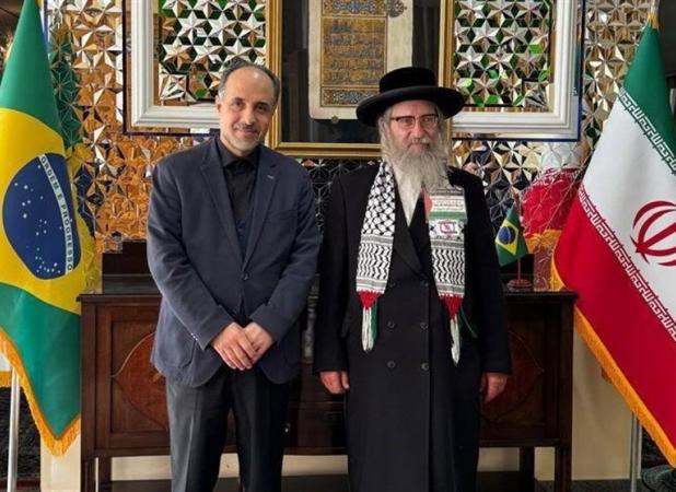 ابراز همبستگی خاخام ضدصهیونیستی با مردم و دولت ایران