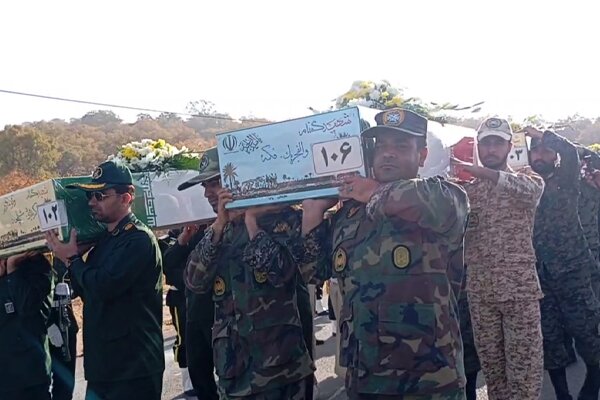 ورود ۴ شهید گمنام دفاع مقدس به سیستان و بلوچستان