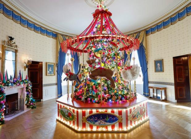 همسران بایدن و ترامپ کریسمس کاخ سفید را چگونه تزئین کردند؟