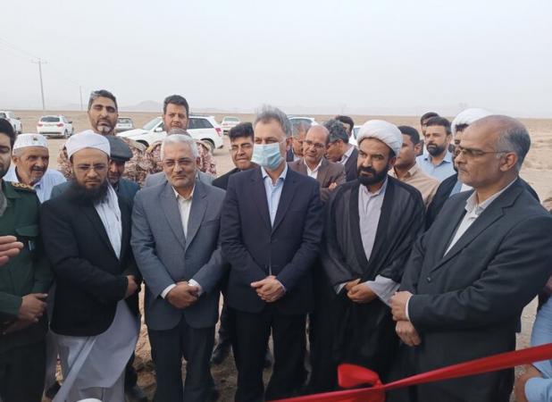آئین افتتاح و بهره برداری از تأسیسات آبرسانی در خواف