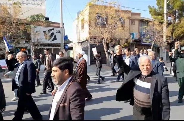 خشم و انزجار مردم بردسکن در حمایت از مردم غزه