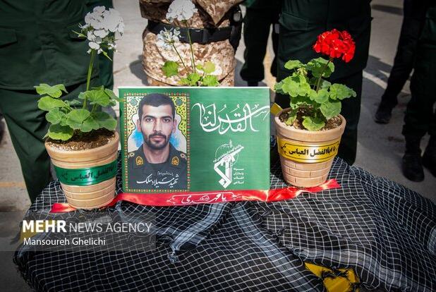 مراسم گرامیداشت چهلمین روز شهادت «میلاد ملک» در مجن برگزار شد