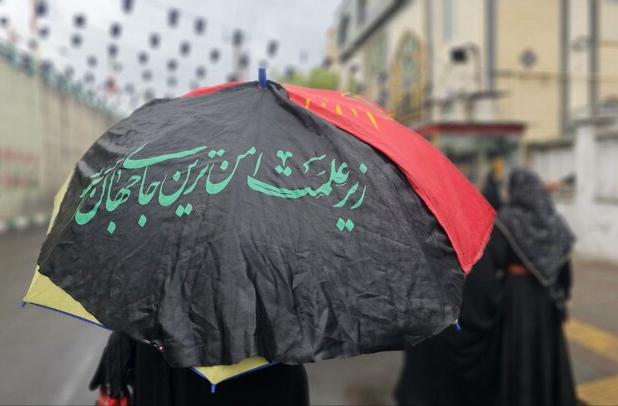تصاویری از آغاز راهپیمایی جاماندگان اربعین حسینی در رشت