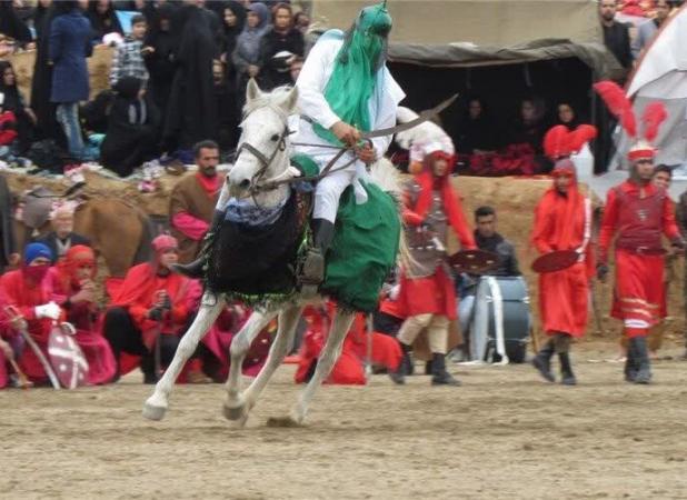 روستای الوسجرد ساوه میزبان سوگواره تعزیه