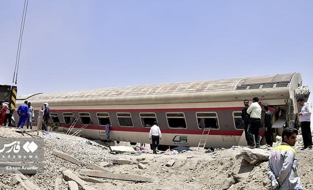 مقصران حادثه قطار طبس-یزد بازداشت شدند