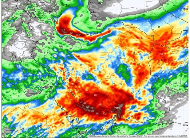 هشدار بارش شدید برف و باران در سراسر کشور به جز ۲ استان تا روز جمعه
