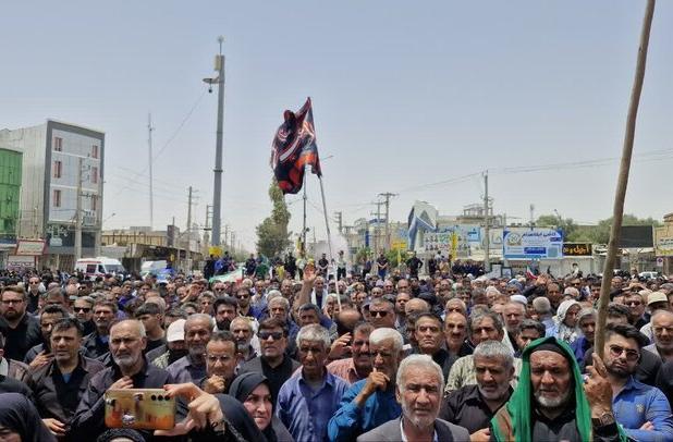 دهدشتی ها در ظهر عاشورا به عزاداری پرداختند