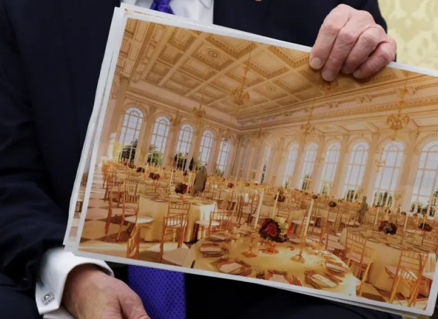 سالن رقص ترامپ از کاخ سفید بزرگتر خواهد بود!