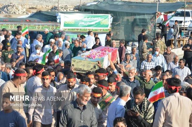 یک شهید گمنام در دهستان رهدار رودان آرام گرفت