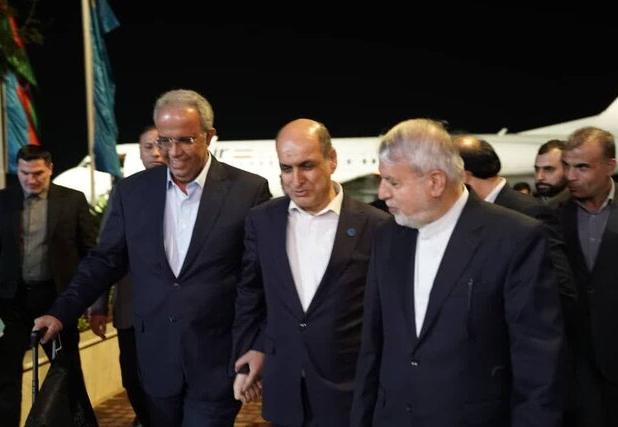 وزیر میراث‌ فرهنگی، سفیر ایران در ترکمنستان و استاندار هرمزگان وارد گیلان شدند