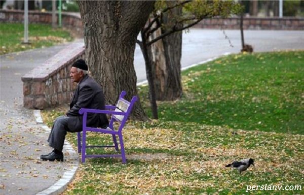 مهربانی در روزهای خالی تهران شکل این پیرمرد بالکن‌نشین بود