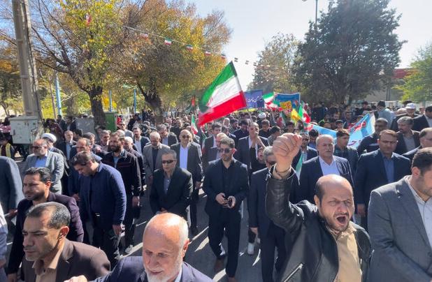 حواشی راهپیمایی ۱۳ آبان تبریز