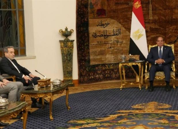 دیدار عراقچی با رئیس‌ جمهور مصر