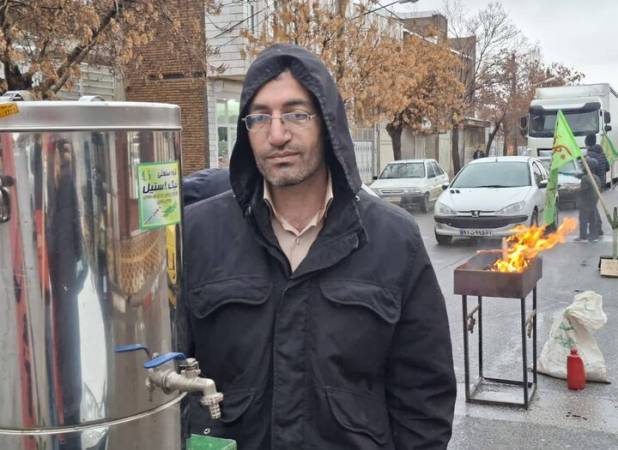 برپایی ایستگاه صلواتی به مناسبت میلاد امام زمان(عج) در سریش‌آباد