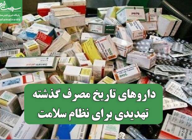 داروهای تاریخ مصرف گذشته تهدیدی برای نظام سلامت