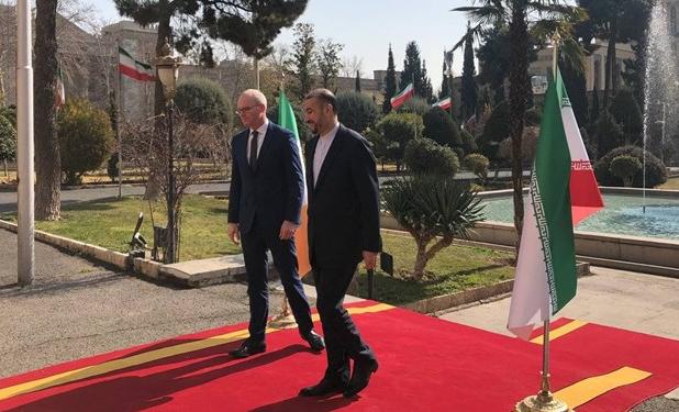  دیدار وزیر خارجه ایرلند با امیرعبداللهیان درتهران+فیلم