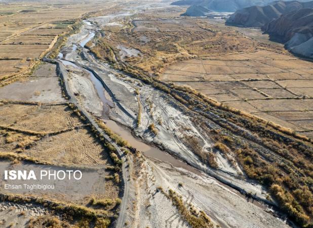 تصاویری غم‌انگیز از خشک شدن مهمترین رود غرب ایران