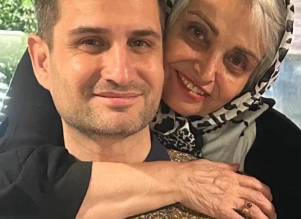 تصویر احساسی بازیگر «خط قرمز» و مادرش