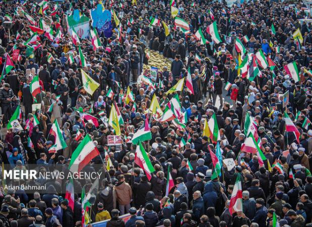 راهپیمایی با شکوه ۲۲ بهمن در گلستان برگزار شد