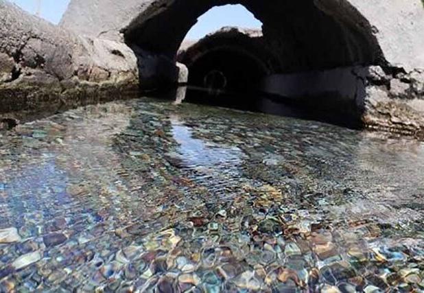 تخریب بخش‌هایی از یک قنات جهانی و بازار تاریخی سیرجان در بارندگی