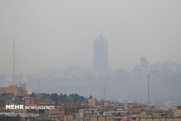 تبریز در مهِ آلودگی هوا گم شد