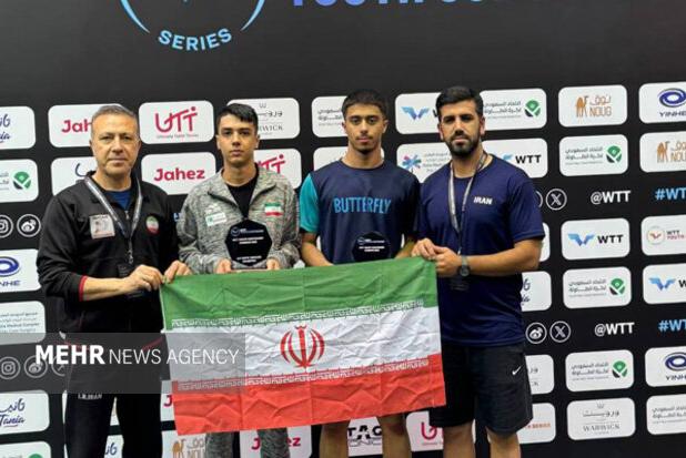قهرمانی یزدان‌بخش در رقابت‌های تنیس روی میز کانتندر عربستان