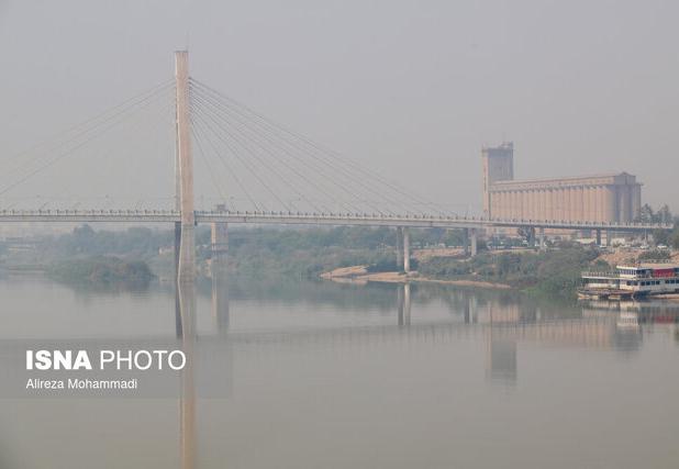 وقوع غبار و افزایش آلاینده‌ها در خوزستان