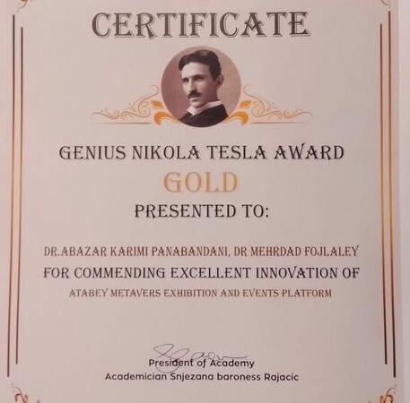 پژوهشگر قزوینی نشان طلای نیکولا تسلا ۲۰۲۵ را کسب کرد